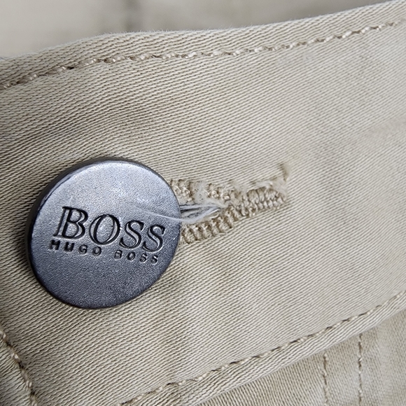 Hugo Boss Alabama Lightweight 5-Pocket Chino Style Casual Pants Biege/Tan 36x30 - Picture 6 of 13